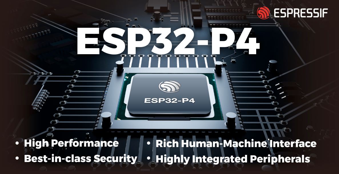 High Geared RISC-V ESP32-P4 SoC Loaded with GPIOs by Espressif