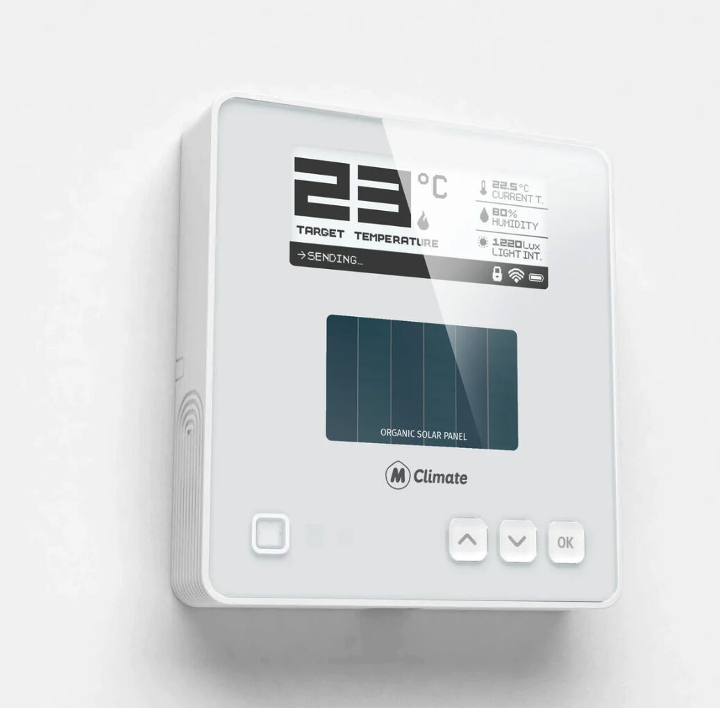 MClimate’s Maintenance Free Wireless Thermostat Powered By Organic Indoor Solar Cells From Epishine and LoRaWAN