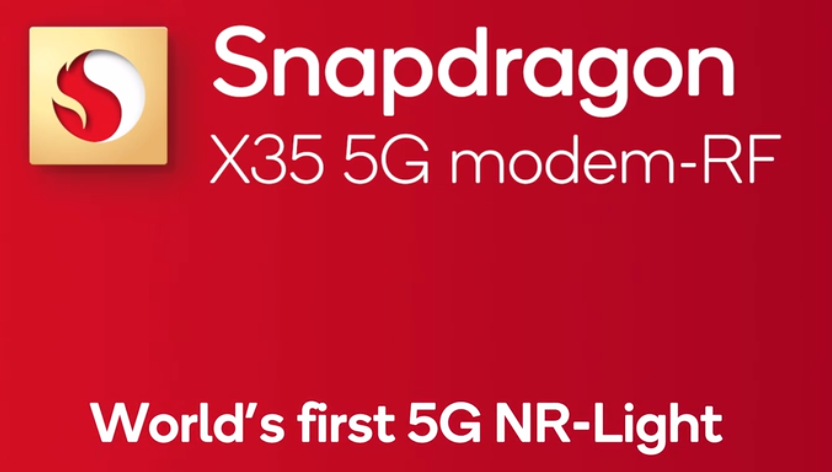 The world’s first 5G NR light modem RF system ”Snapdragon X35 5G Modem”